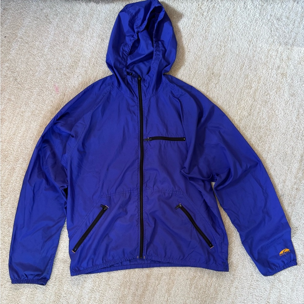 Vintage Men’s Golite Blue/purple Blue Shell Jacket Size M Made In Taiwan